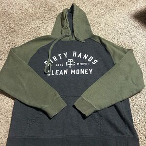 Trolls Dirty Hands Clean Money Hoody size large